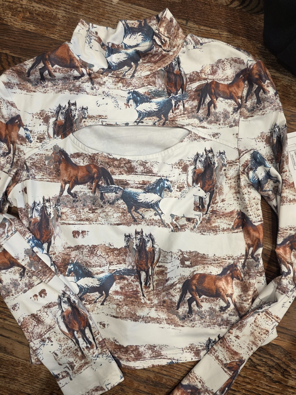 Giddy Up...cute High Neck Top